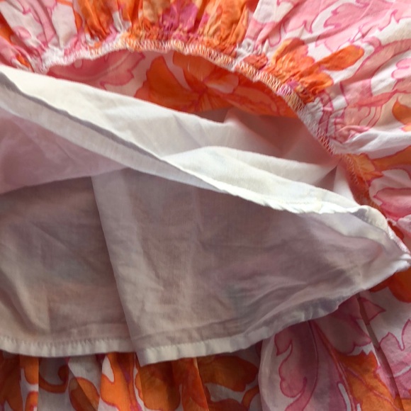 NWOT Janie & Jack Orange, Pink & White Floral Dress - Picture 3 of 5